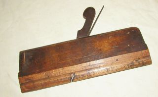Antique wooden moulding plane S.  GREEN old woodworking tool 3