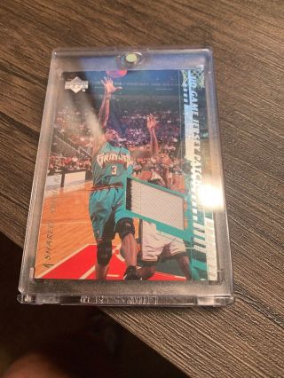 2000 - 01 Ud Upper Deck Game Jersey Patch 2 Colors.  Shareef Abdur - Rahim.  Rare