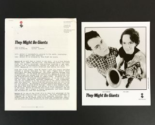 They Might Be Giants Apollo 18 Rare Press Kit 1992 Elektra