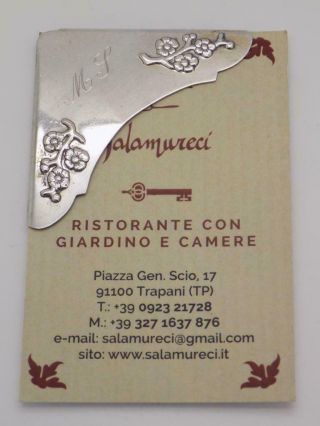 Vintage Solid Silver Italian Made Brandimarte Brand Engraved Hallmarked Bookmark 3
