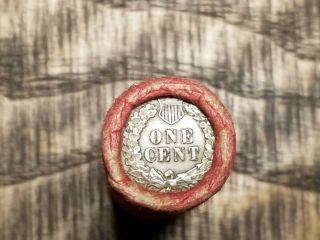 Indian Head Cent & Steel Wheat Cent /old Small Cent Roll/ Antique/ag - Unc 705.