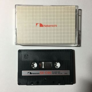 As Blank Nakamichi Sx - C 90 Cassette Tape Japan Rare Ferricobalt
