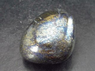 Rare Covellite Covelite Tumbled Piece From Peru - 1.  3 " - 34.  6 Grams