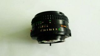 Minolta MD ROKKOR 50mm F/1.  7 Camera Lens very rare woow 3