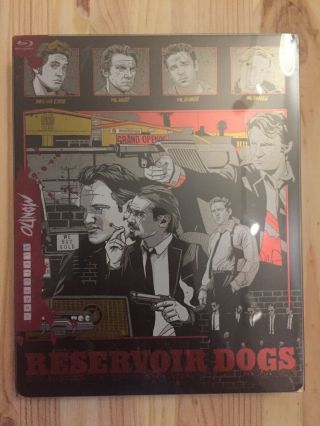 Reservoir Dogs (blu - Ray) Mondo Steelbook W/ Slipcover Series 013 Rare Oop