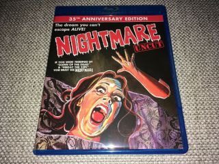 Nightmare S In A Brain 1981 Blu - Ray Code Red Oop Rare Region