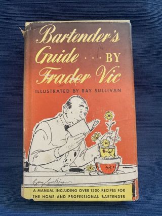 Rare Vintage Trader Vic Bartender 