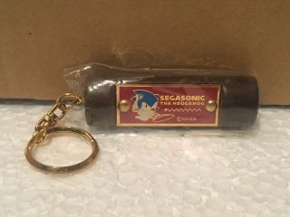 Rare Sonic The Hedgehog Keychain Sega Japan 1990s Toy Retro Segasonic Key Chain