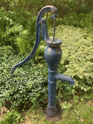 Antique Water Pump For Garden & Landscaping Decor 43” High.  Great Rare Find