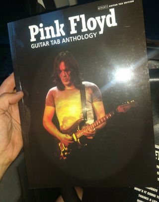 Pink Floyd David Gilmour - - Guitar Tab Anthology Book Rare Usa