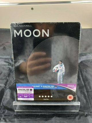 Moon Blu - Ray Steelbook Zavvi Exclusive Uk Rare,  New/sealed
