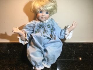 Danbury Rare Porcelain Doll " Tracy " By Elke Hutchens 1992 Girls Collectible