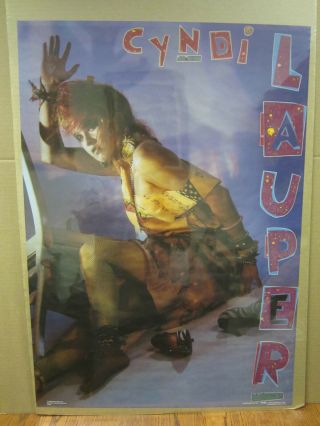 Vintage Cyndi Lauper 1984 Poster 2143