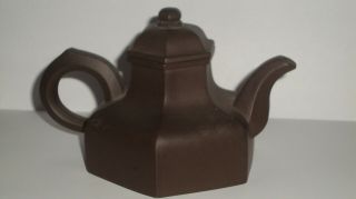 Rare Old Chinese Yixing Teapot Marked To Base & Lid