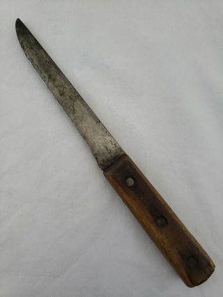 Antique Hand Forged High Carbon Steel 6 - Inch Blade Full Tang Butcher Knife