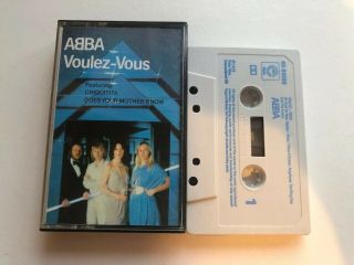 Abba - Voulez Vous Cassette Tape (1979) Disco Collectible Rare