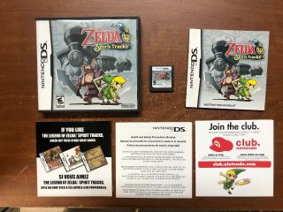 The Legend Of Zelda Spirit Tracks Complete Nintendo Ds Rare