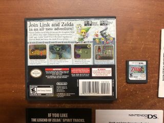 The Legend Of Zelda Spirit Tracks Complete Nintendo Ds Rare 2