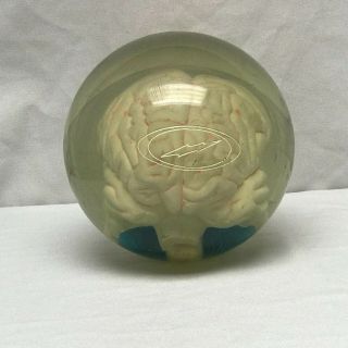 Rare Storm Clear Brain Limited Edition Ebonite Clear Bowling Ball 15 lbs Pounds 3