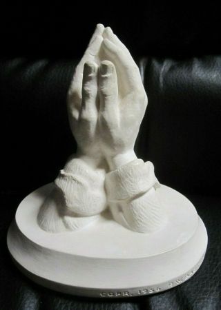 SEBASTIAN MINIATURE SML - 264 Johnson & Johnson Praying Hands (unframed) RARE 3