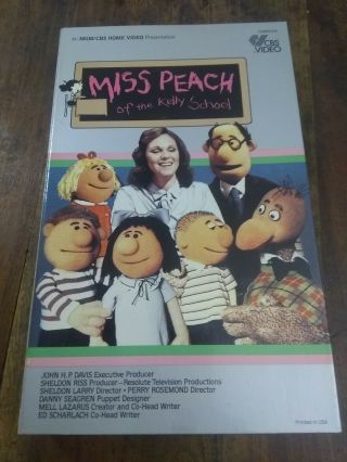 Miss Peach Of The Kelly School Vhs,  Big Box Cbs,  Rare