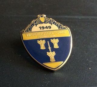 Warrington Town Afc - Rare Non League Enamel Pin Badge