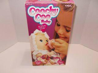 Coochy Coo Baby Doll With Pacifier,  Bottle,  Box & Instructions Great Shape 1994