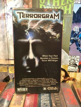 Terrorgram Vhs Rare Movie Oop Gore Monarch Home Video Horror 1990