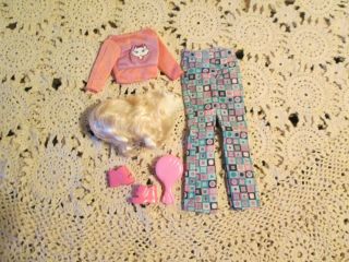 2000 Barbie Kitty Fun Replacement Clothes & Marshmallow Veuc