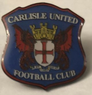 Carlisle United Old Rare Classic Collectable Football Club Pin Badge