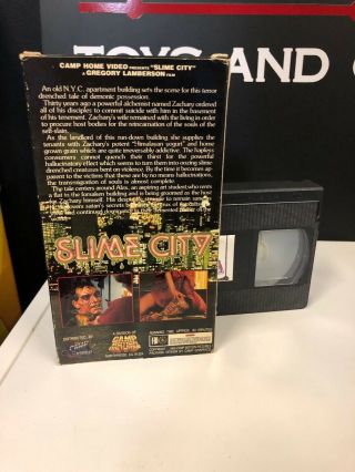 SLIME CITY VHS CAMP HOME VIDEO RARE 2