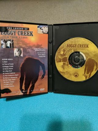 The Legend of Boggy Creek (DVD) RARE OOP HORROR DISC FLAWLESS 2