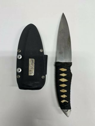Steve Corkum Stinger Custom Handmade Knife W/ Kydex Sheath Rare