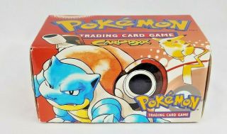 Rare Empty Pokemon 1999 Trading Card Storage Box Cardbox Wizards Nintendo