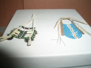 Dollhouse Miniature Native American Breast Plate,  11 strand turquoise necklace 3