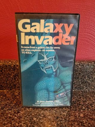 Galaxy Invader (vhs) 1985 Vci Don Dohler Sci - Fi Horror Rare Oop Ruxton