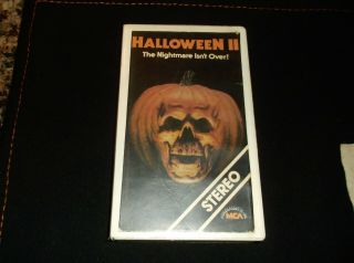 Halloween Ii Vhs Michael Myers Rare John Carpenter Jamie Lee Curtis Tape Horror
