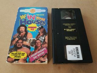 Wwf In Your House Volume 2 1995 Vhs Coliseum Video Rare Wrestling Wwe