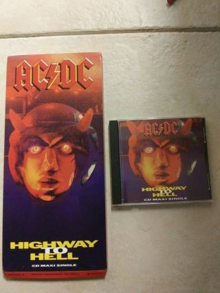 Ac/dc - Highway To Hell Live Single Rare Longbox Cd Open But