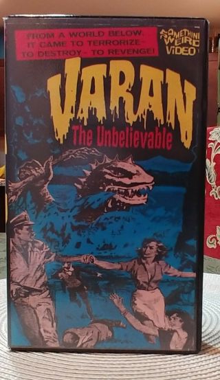 Varan The Unbelievable Vhs Horror Something Weird Video Rare Htf Release