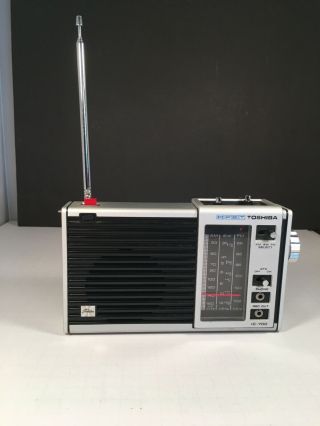 Rare Vintage Toshiba Solid State Radio,  Fm - Sw - Am,  Model Ic - 700