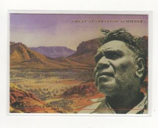 Rare Famous Australian Card.  Aboriginal Artist - Albert Namatjira