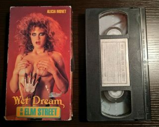 Wet Dream On Elm Street Vhs Video Tape Rare Adult 90 