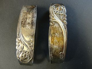 Vintage International Sterling Silver Napkins Rings Holders Numbered