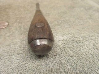 ANTIQUE RYAN ' S HARD WOOD HANDLE SCREWDRIVER MADE IN U.  S.  A. 3