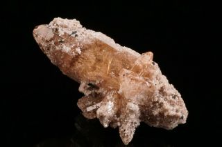 Rare Holfertite Crystal On Topaz Thomas Range,  Utah
