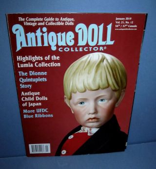 Antique Doll Collector January 2019 Dionne Quintuplets Story And More