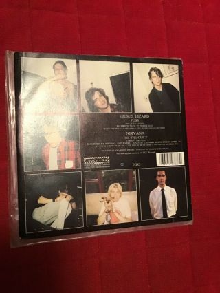 Nirvana Oh The Guilt Jesus Lizard Split Single 7” Touch & Go Tg83 Rare 2