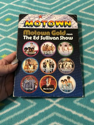 Motown:motown Gold From The Ed Sullivan Show (dvd) Rare • Oop