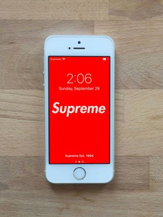 Supreme Apple Iphone Se 64gb Silver A1662 Cdma,  Gsm Jailbroken Rare